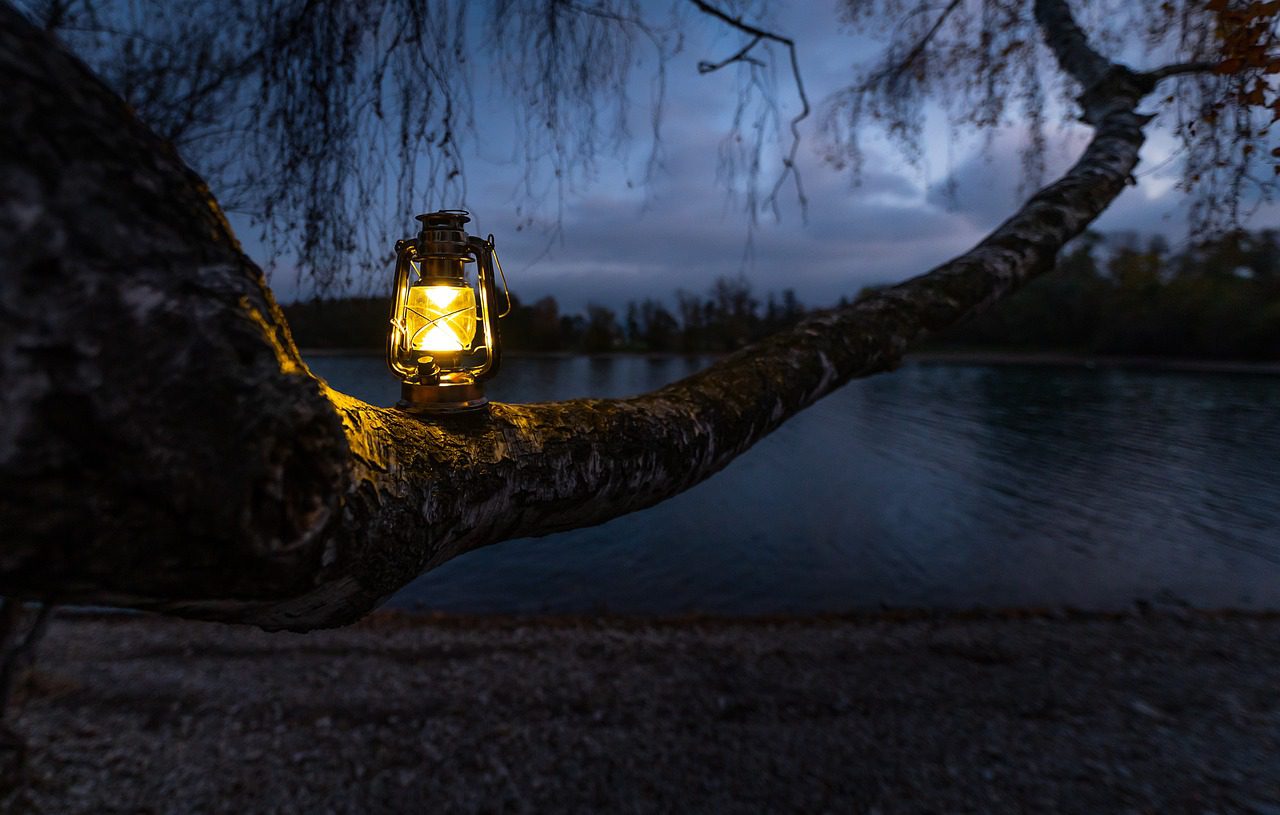 lantern, sea, heaven